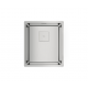 Fregadero tripe instalacion TEKA FLEXLINEA RS15 34.40 3œ SQ C/REB SF. 115000015, Una cubeta, Inoxidable